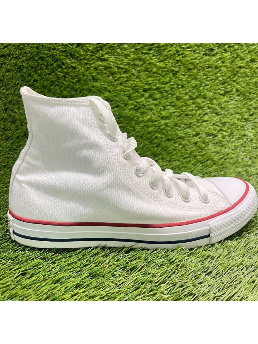 Converse Chuck Taylor All Star Hi Womens Size 9 White Athletic Shoes Sneakers